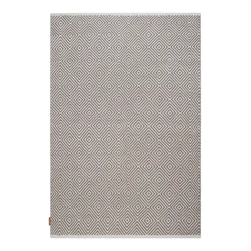 Diamond rug 140x200 cm - Grey - Formgatan