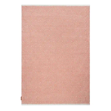 Diamond rug 170x230 cm - Burnt orange - Formgatan