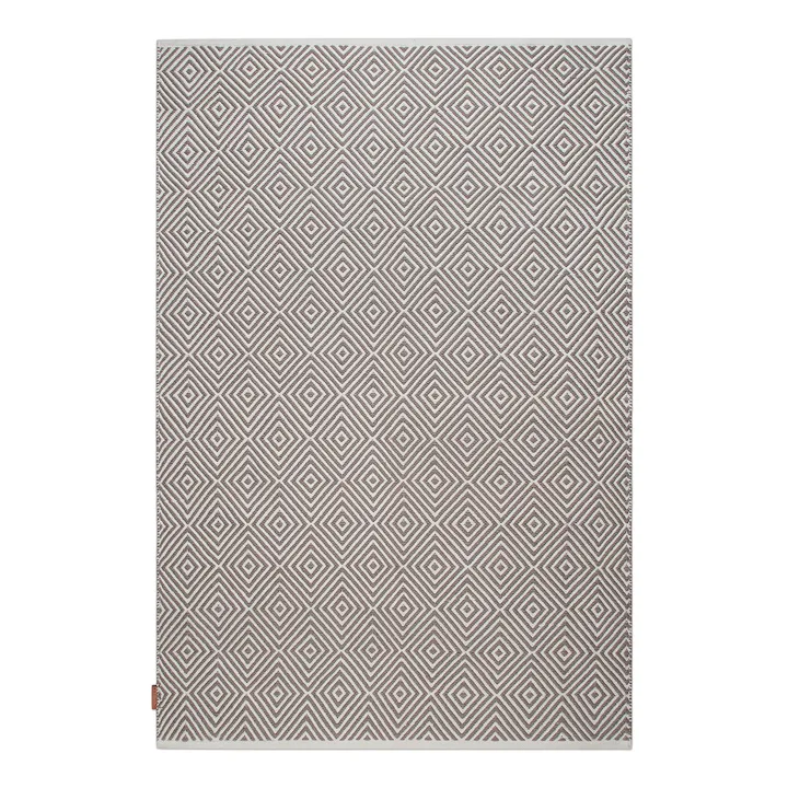 Diamond rug 170x230 cm - Grey - Formgatan