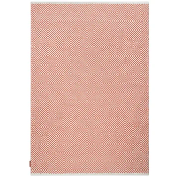 Diamond rug 200x300 cm - Burnt orange - Formgatan