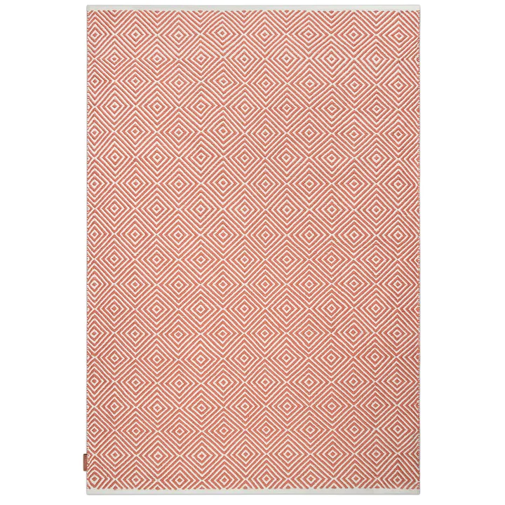 Diamond rug 200x300 cm - Burnt orange - Formgatan