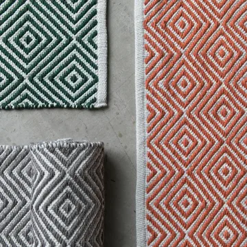 Diamond rug 200x300 cm - Green - Formgatan