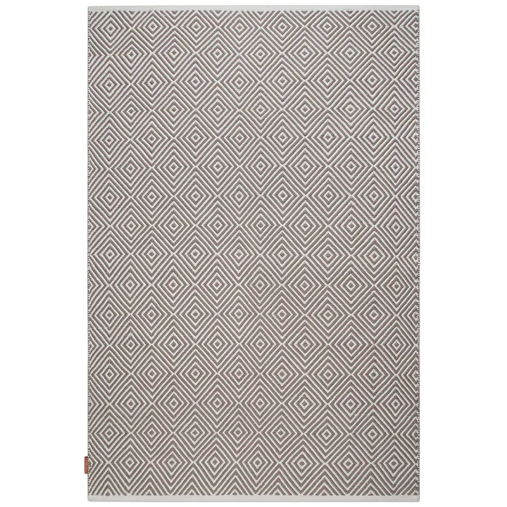 Diamond rug 200x300 cm - Grey - Formgatan