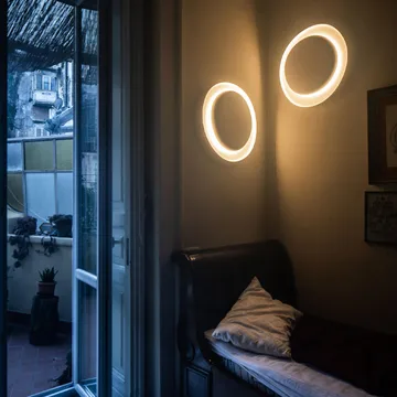 Bahia Mini wall lamp - White, LED - Foscarini