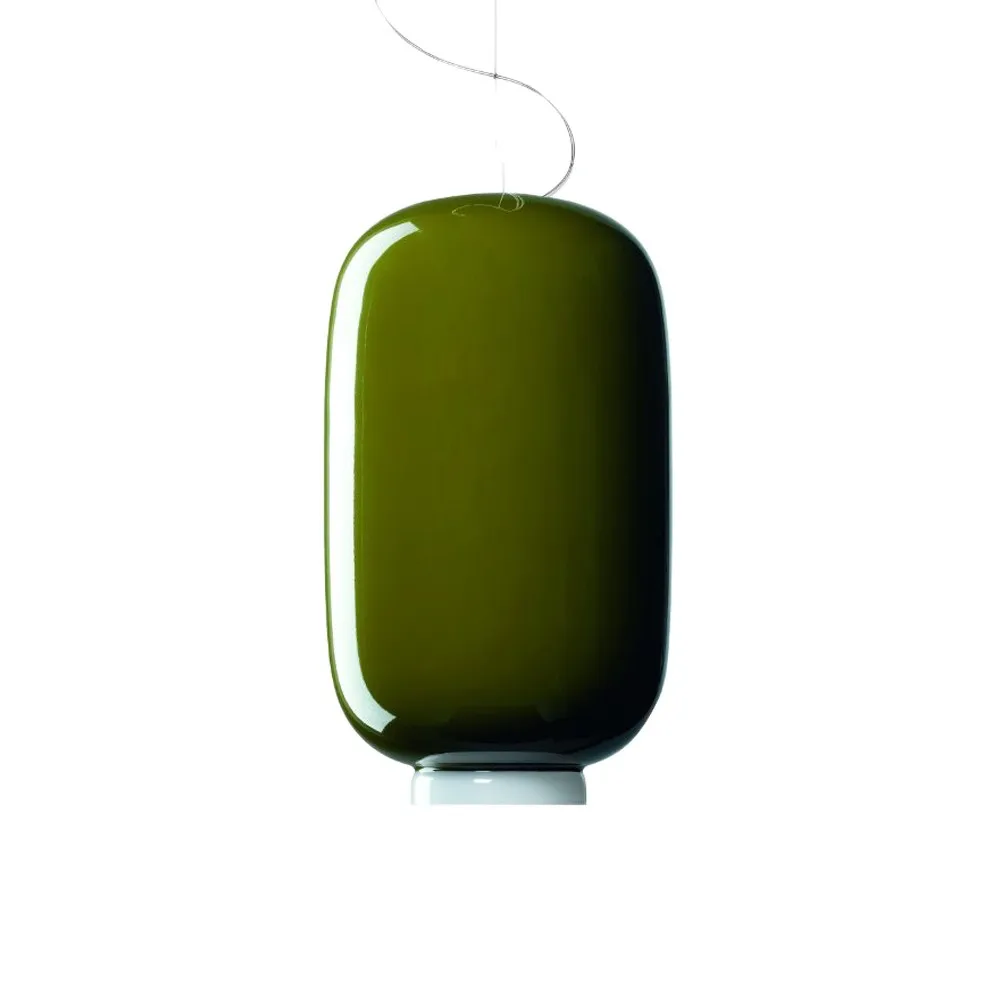Chouchin 2 pendant, Green Foscarini