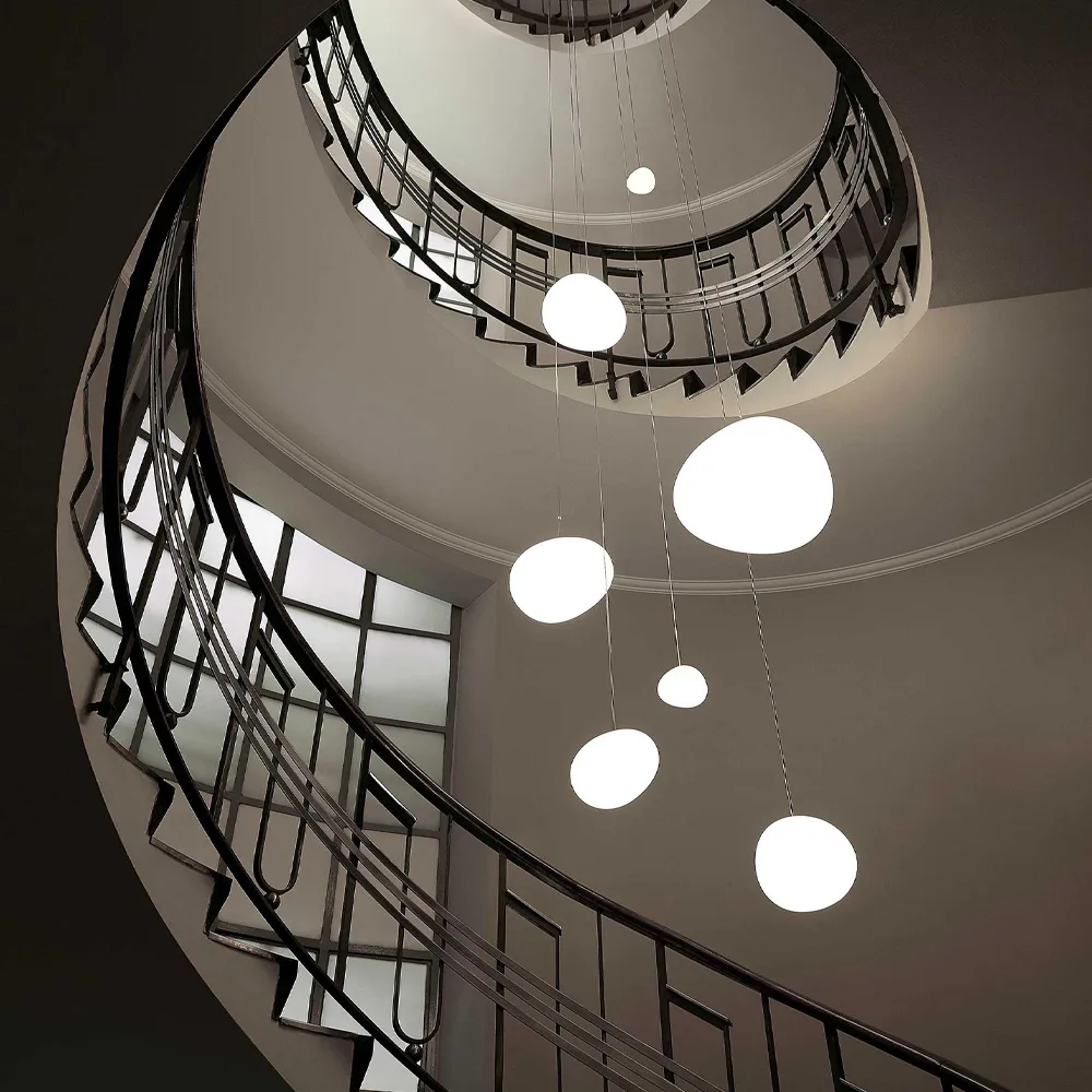 Gregg midi pendant, White Foscarini