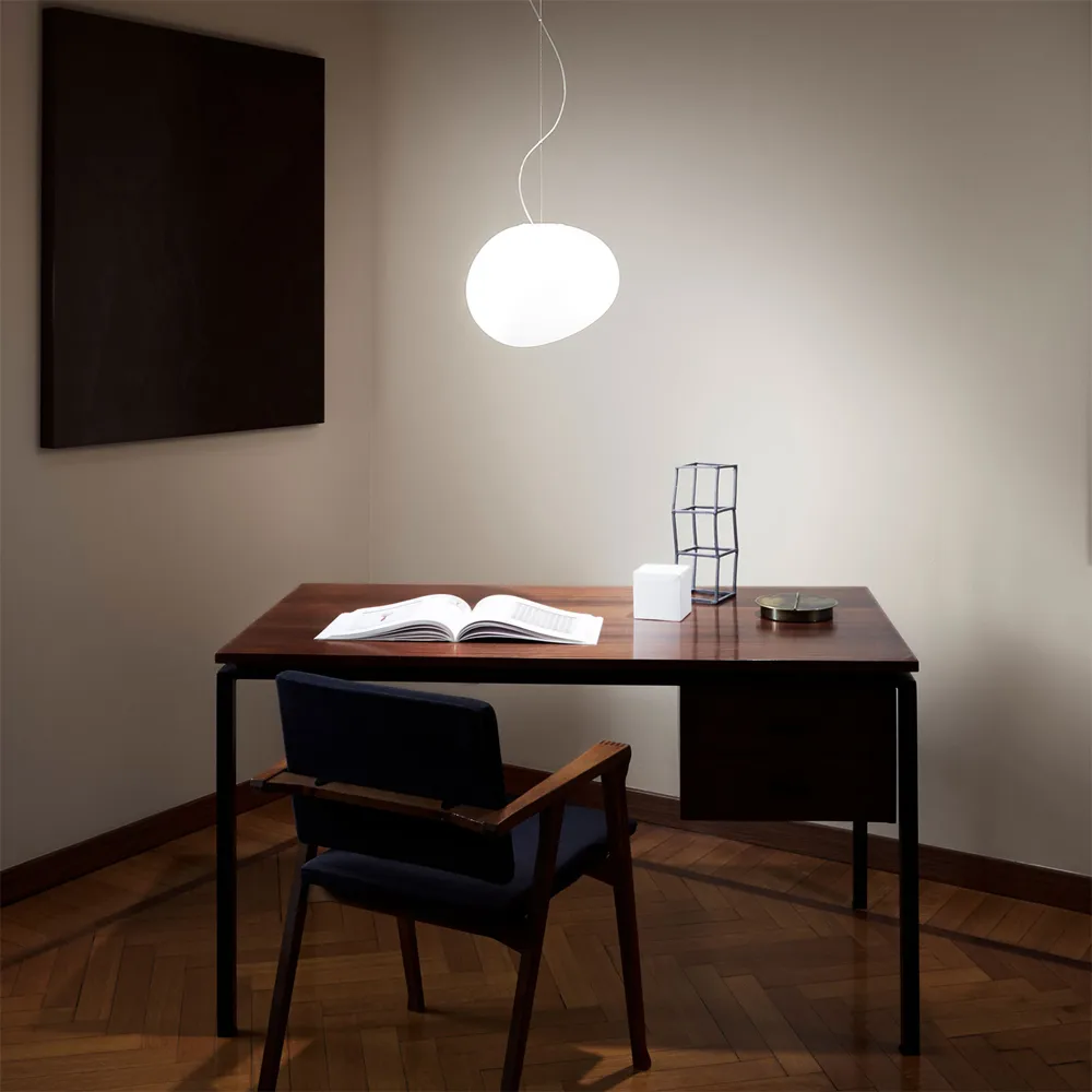 Gregg midi pendant, White Foscarini