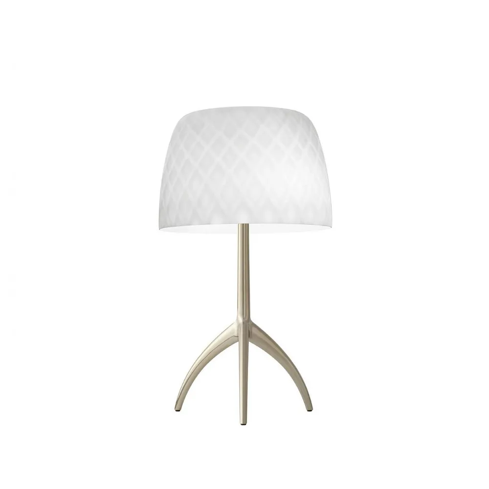 Lumiere 30th Piccola Dimmable table lamp, Champagne, pastilles Foscarini