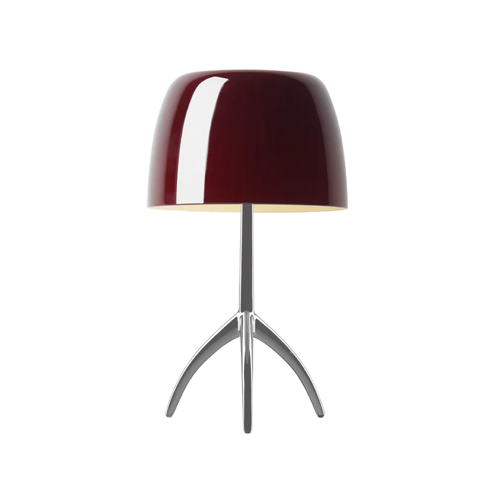 Lumiere Grande Dimmable table lamp, Cherry red, aluminum Foscarini