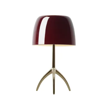 Lumiere Grande Dimmable table lamp - Cherry red, champagne - Foscarini