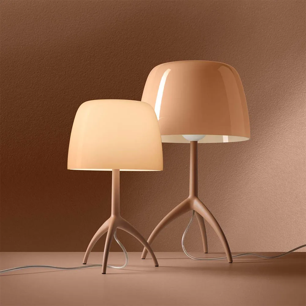 Lumiere Nuances table lamp, Cipria, grande Foscarini