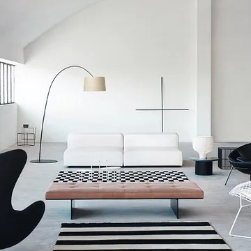 Twiggy Wood floor lamp - Greige - Foscarini