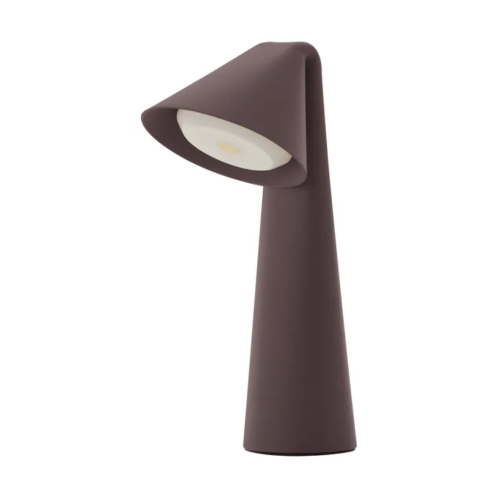 Ami portable table lamp - Chocolate clay, 31.6 cm - Frandsen