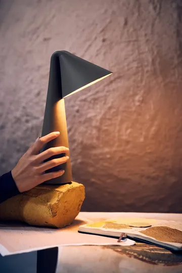 Ami portable table lamp - Olive stone, 31.6 cm - Frandsen