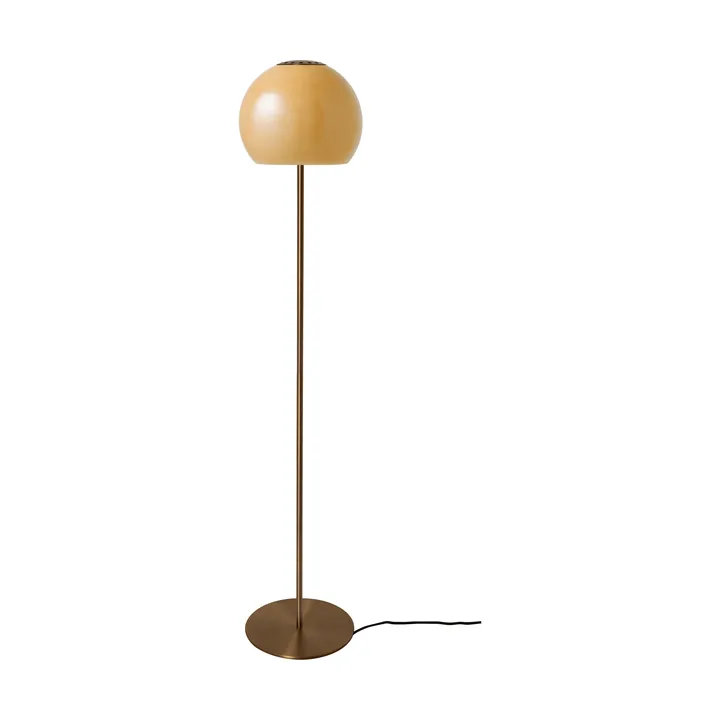 Ball glass floor lamp - Amber, 130 cm - Frandsen