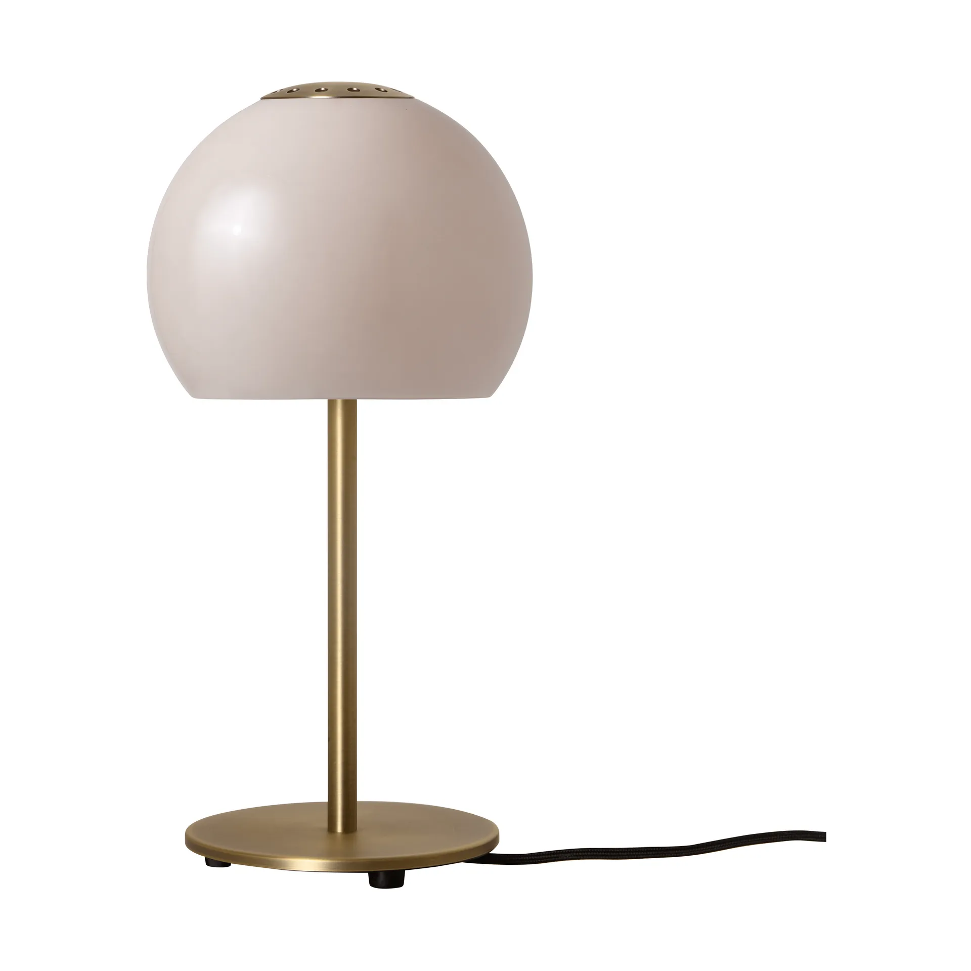 Ball glass table lamp, Sand Grey, Ø18 cm Frandsen