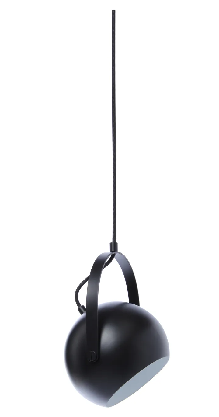 Ball pendant Ø19 cm - Matte black - Frandsen