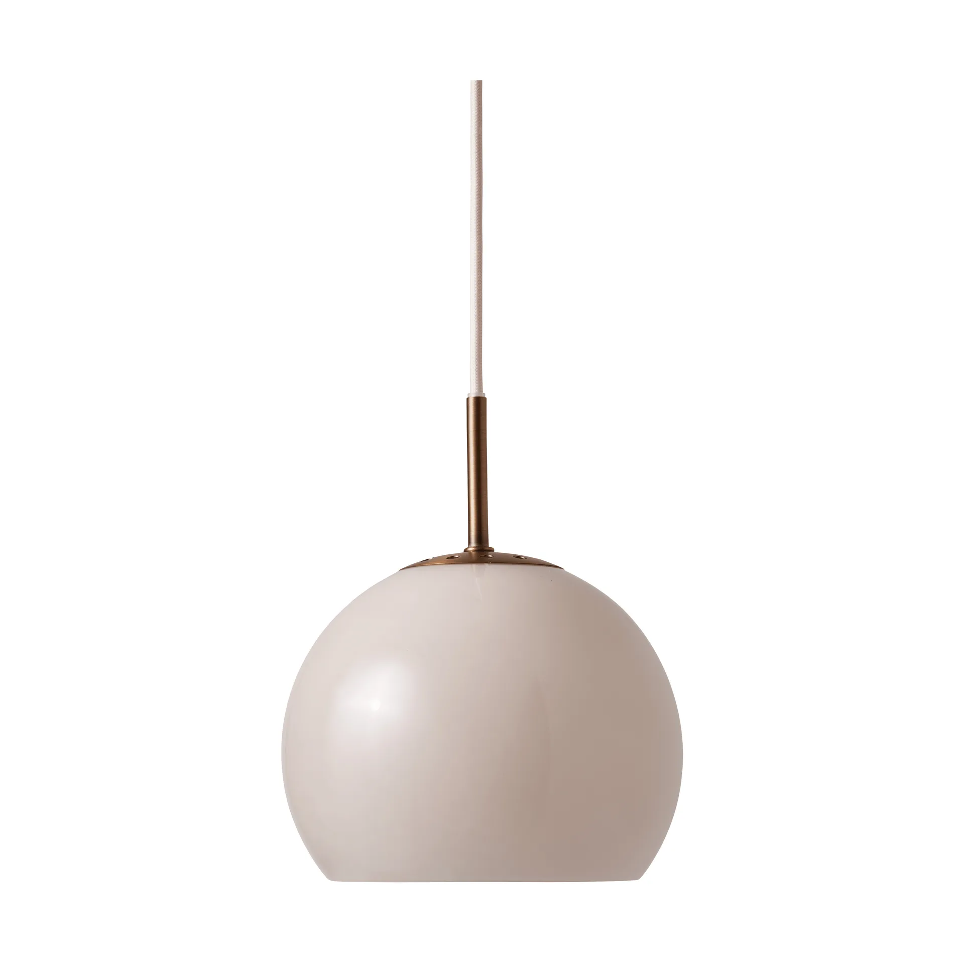 Ball pendant lamp, Sand Grey, Ø25 cm Frandsen