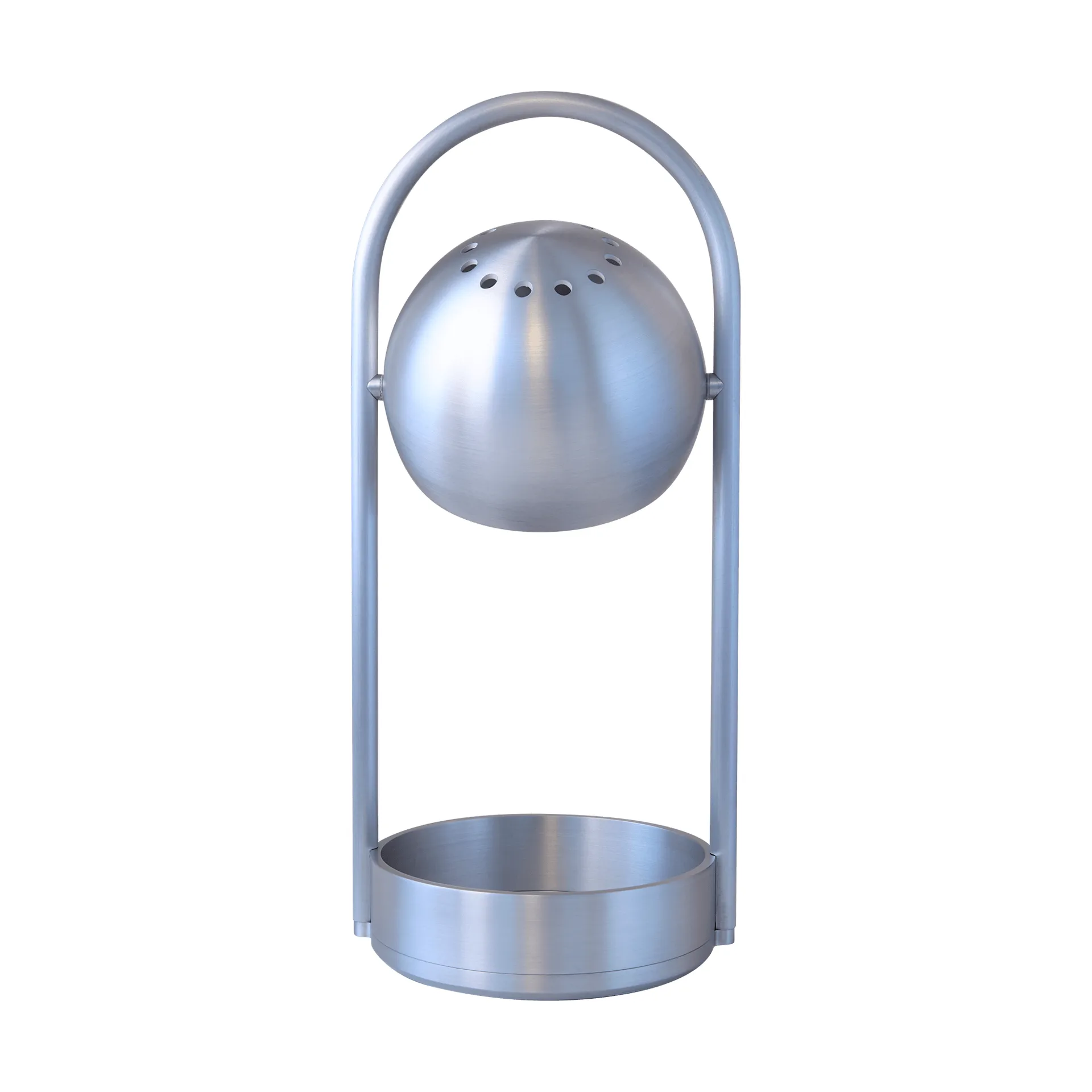 Ball portable table lamp, Brushed aluminium, 32 cm Frandsen