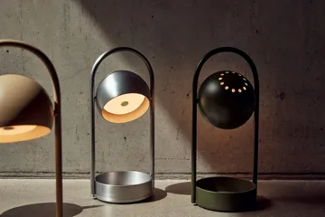 Ball portable table lamp - Sand Grey, 32 cm - Frandsen