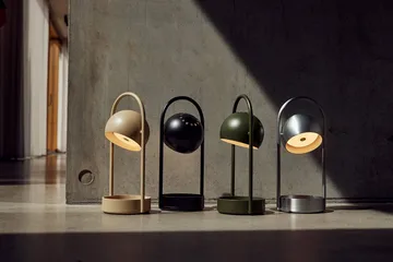 Ball portable table lamp - Sand Grey, 32 cm - Frandsen