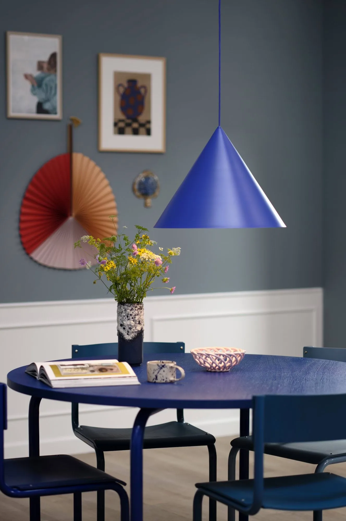 Benjamin Xl pendant, Atomic Blue, Ø46 cm Frandsen