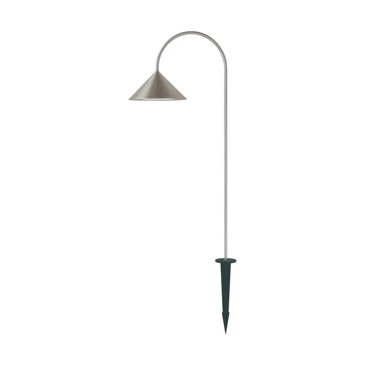 Grasp garden spear garden lamp - Brushed stainless steel, 82 cm - Frandsen
