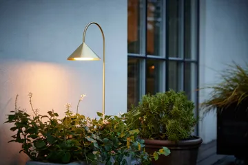 Grasp garden spear garden lamp - Solid brass, 82 cm - Frandsen
