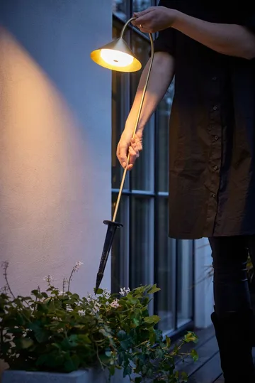 Grasp garden spear garden lamp - Solid brass, 82 cm - Frandsen