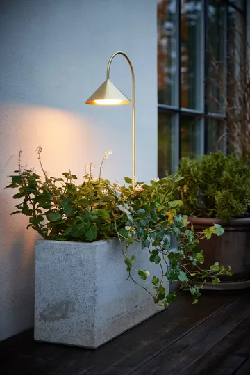 Grasp garden spear garden lamp - Solid brass, 82 cm - Frandsen