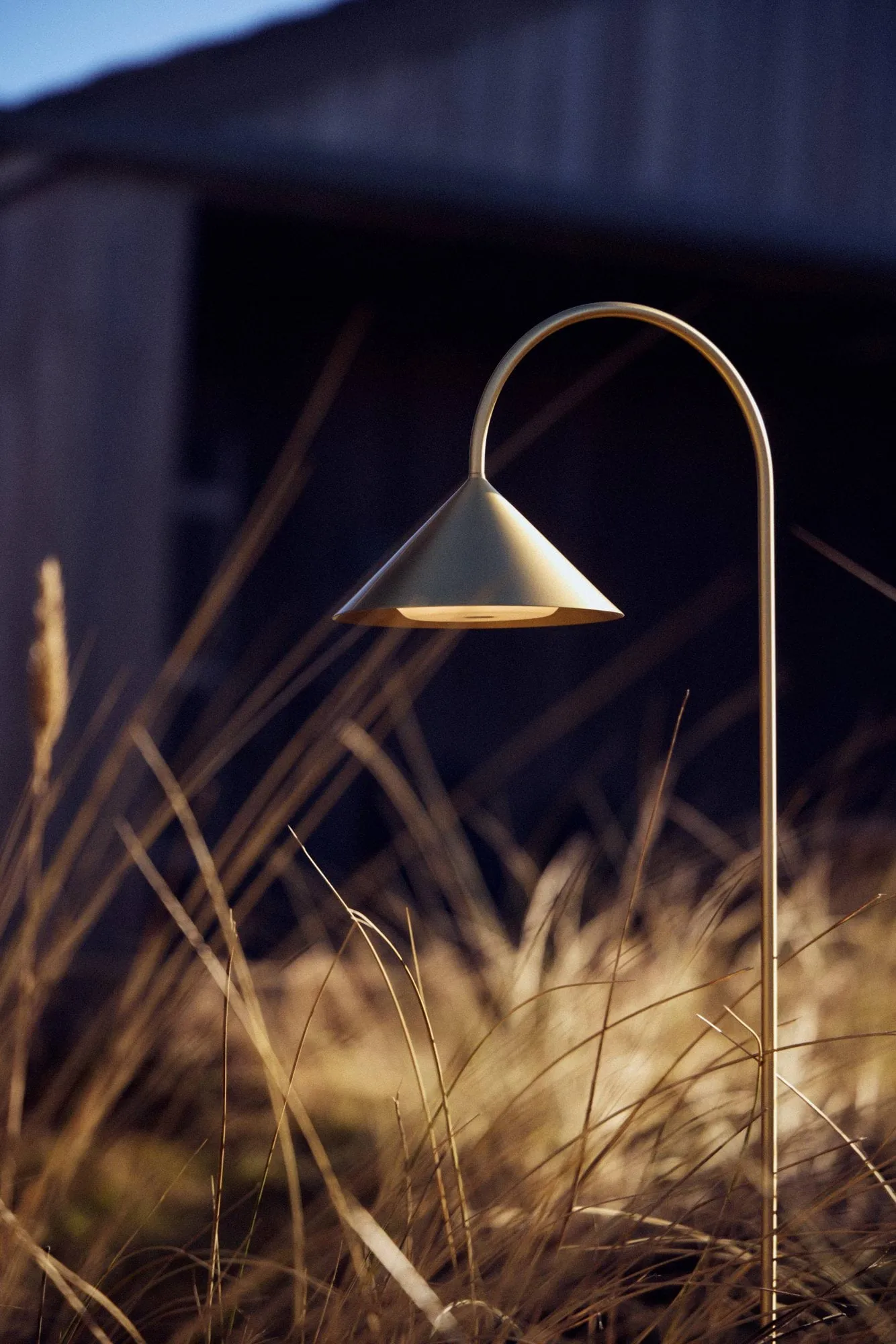 Grasp garden spear garden lamp, Solid brass, 82 cm Frandsen