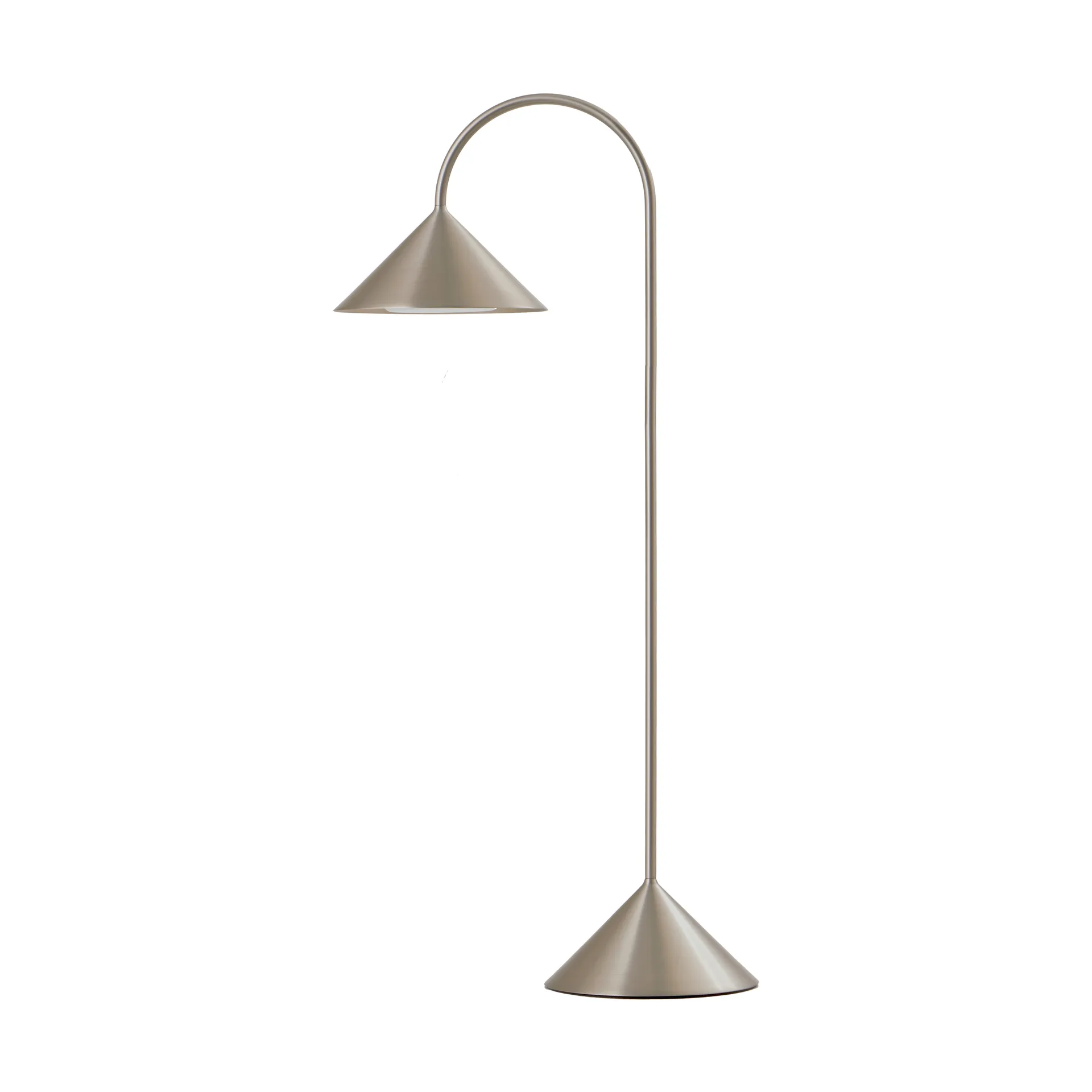 Grasp portable table lamp, Brushed stainless steel, 72 cm Frandsen