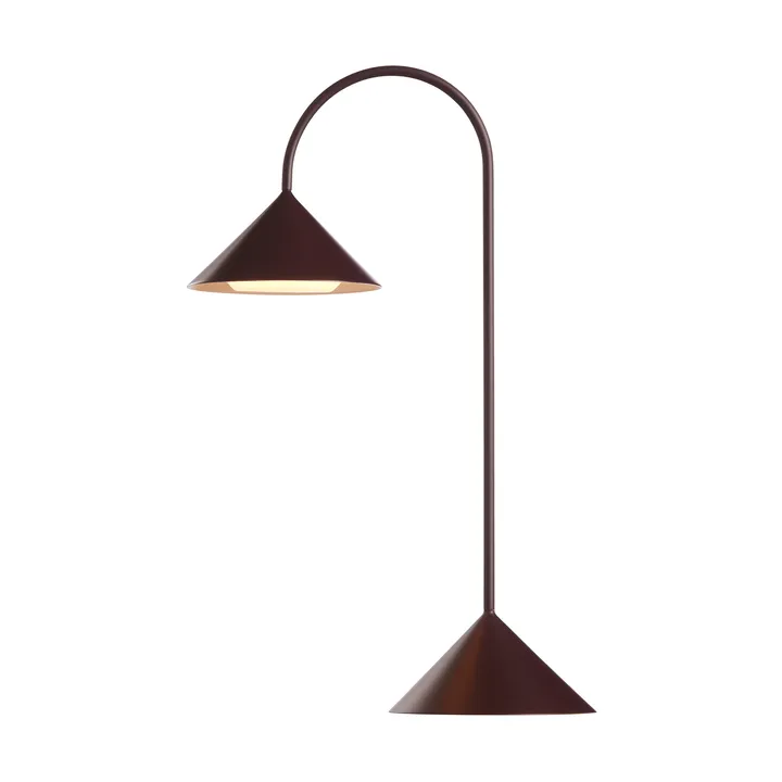 Grasp portable table lamp - Matt Beetroot, 47 cm - Frandsen