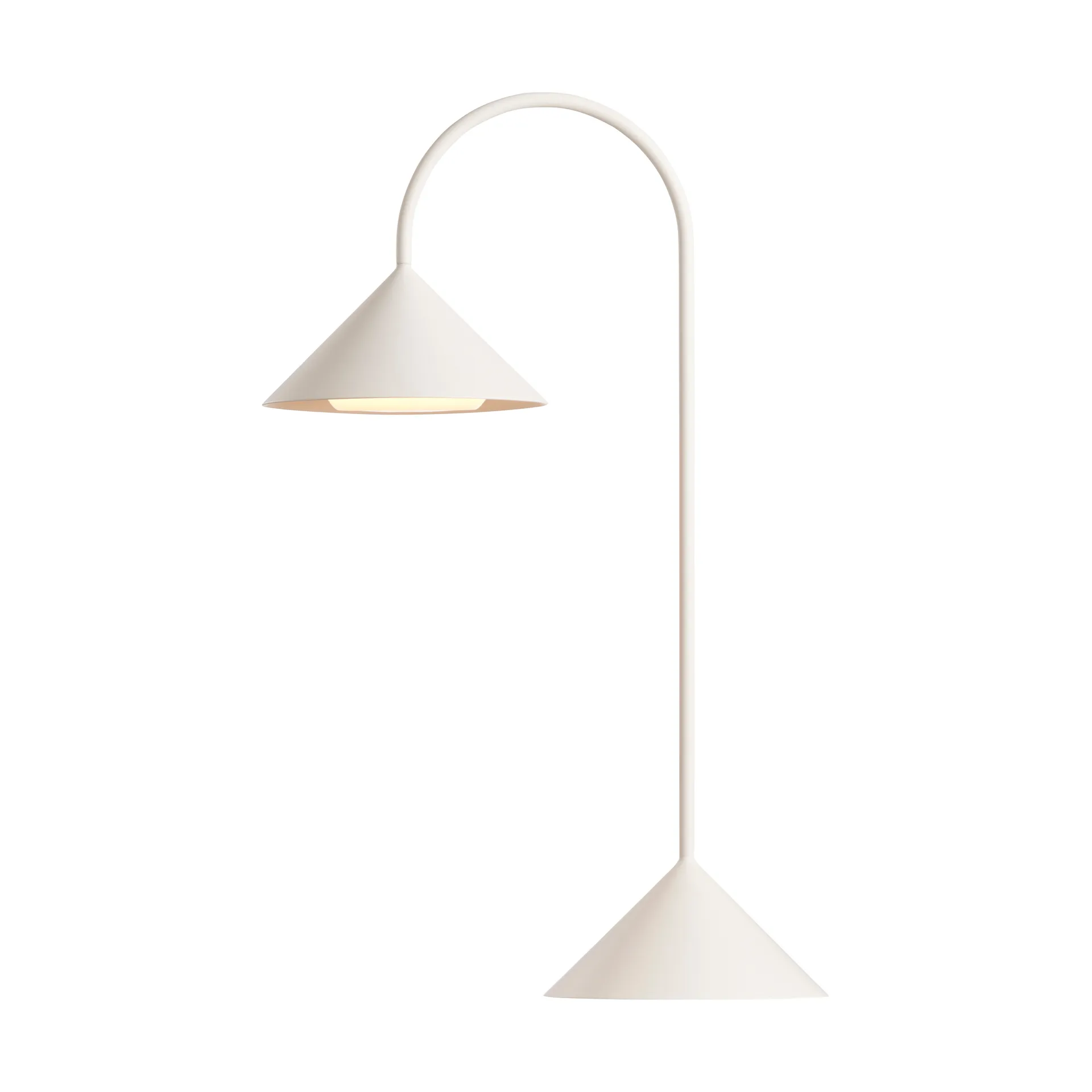Grasp portable table lamp, Matt White, 47 cm Frandsen
