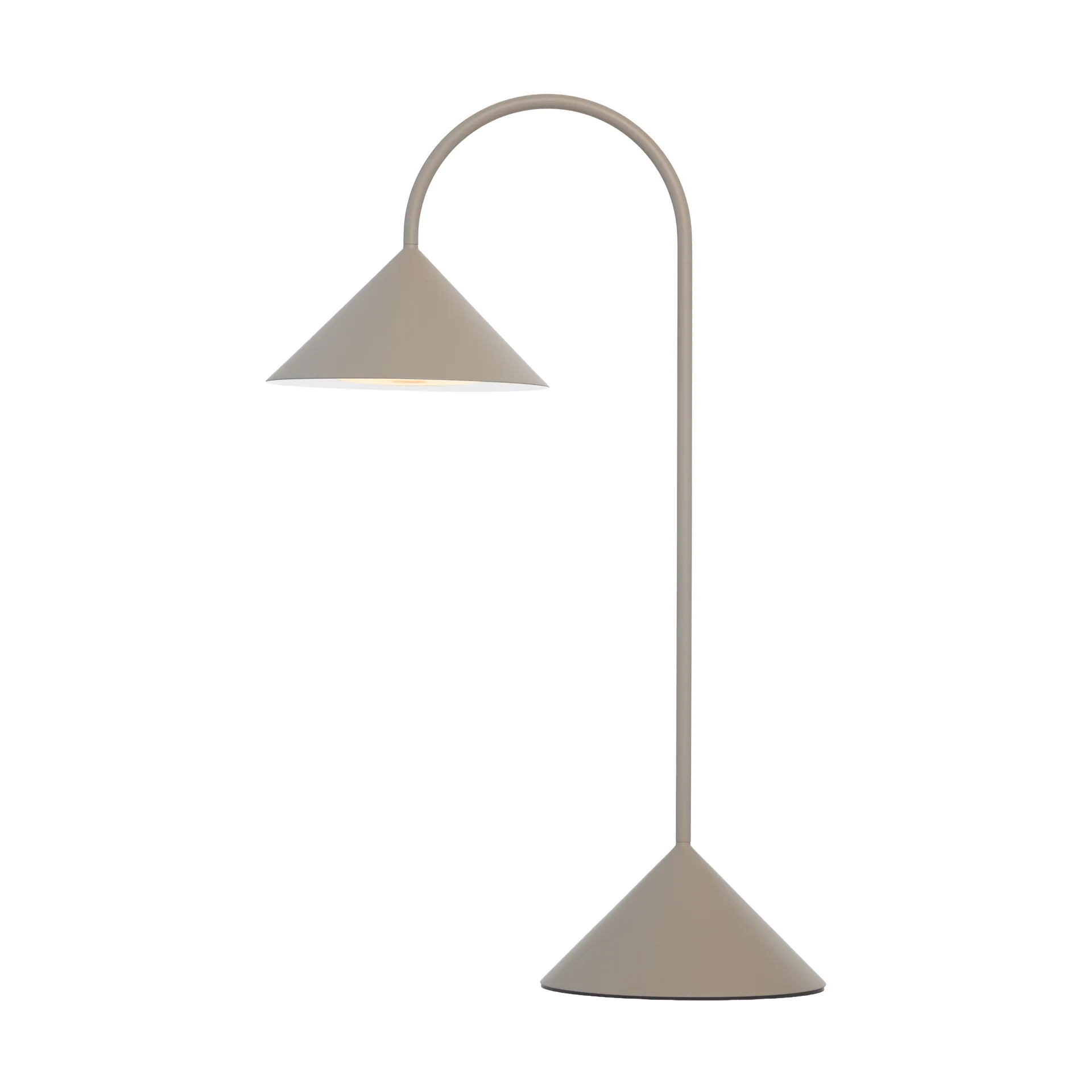 Grasp portable table lamp, Sand Grey, 47 cm Frandsen