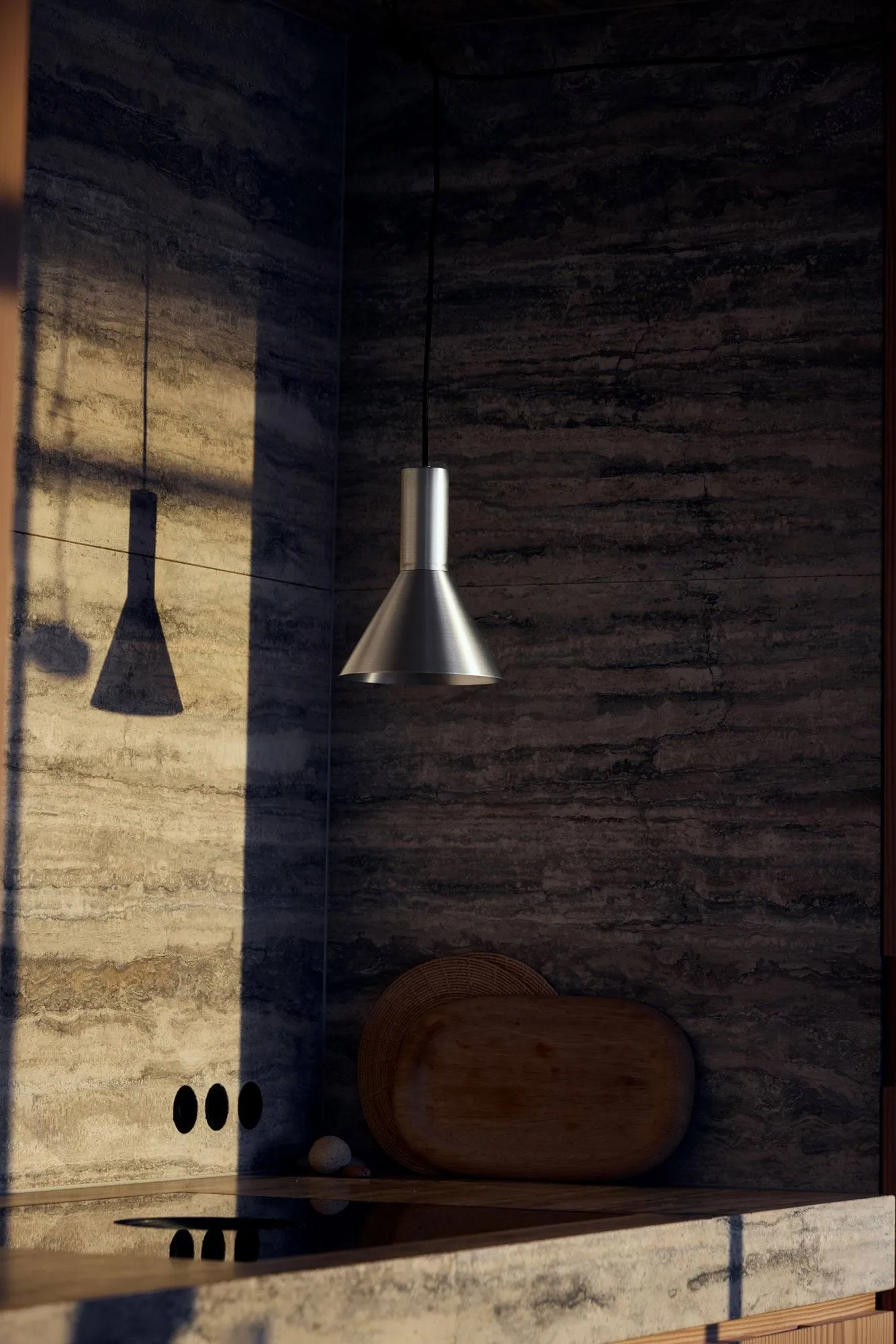 Lyss pendant lamp, Brushed aluminium, Ø18 cm Frandsen