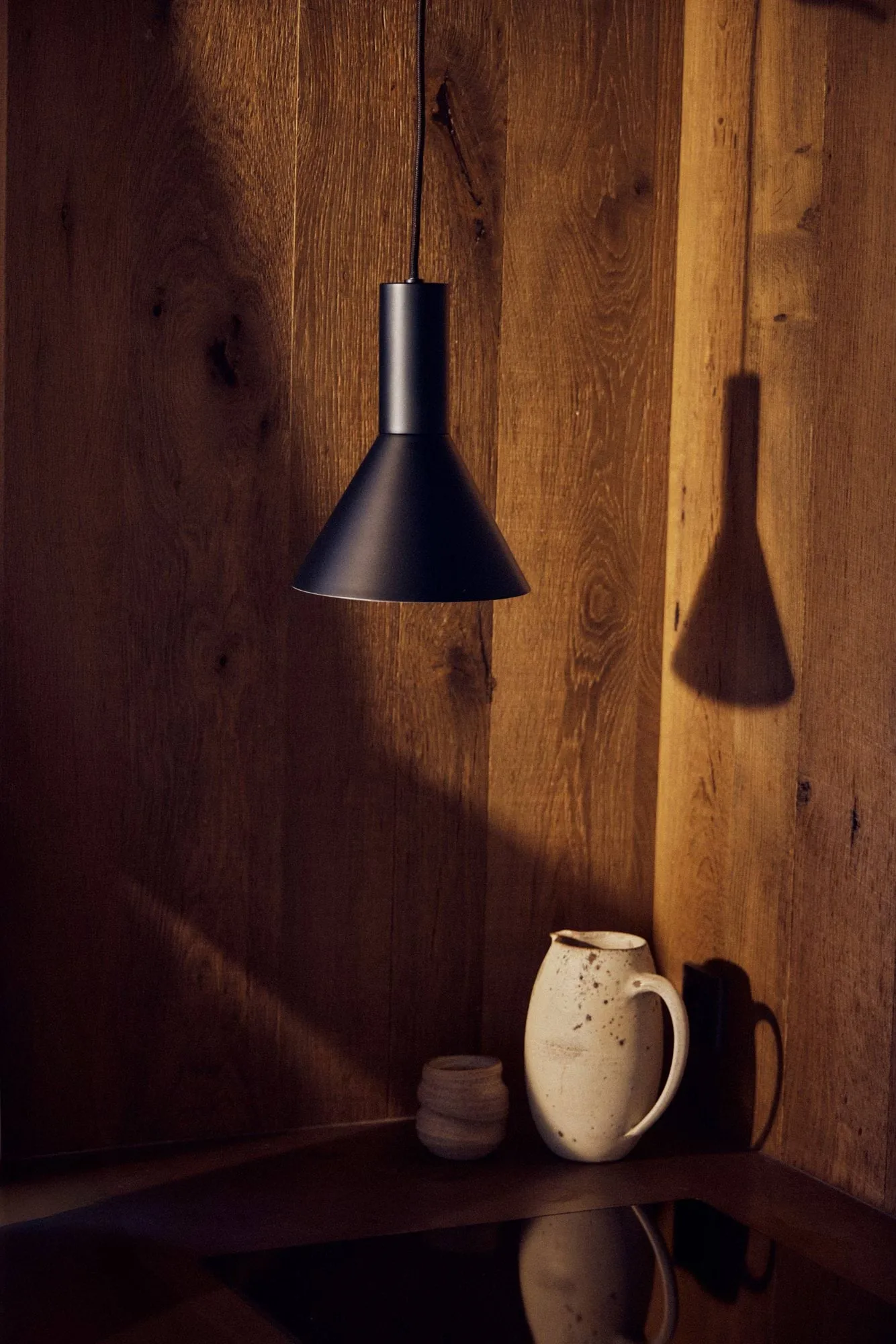Lyss pendant lamp, Matt black, Ø18 cm Frandsen