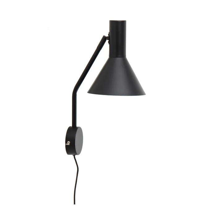 Lyss wall lamp - Matt black, 42 cm - Frandsen
