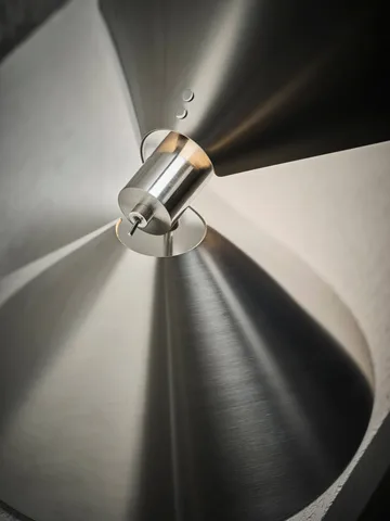 Peel table lamp - Brushed stainless steel - Frandsen
