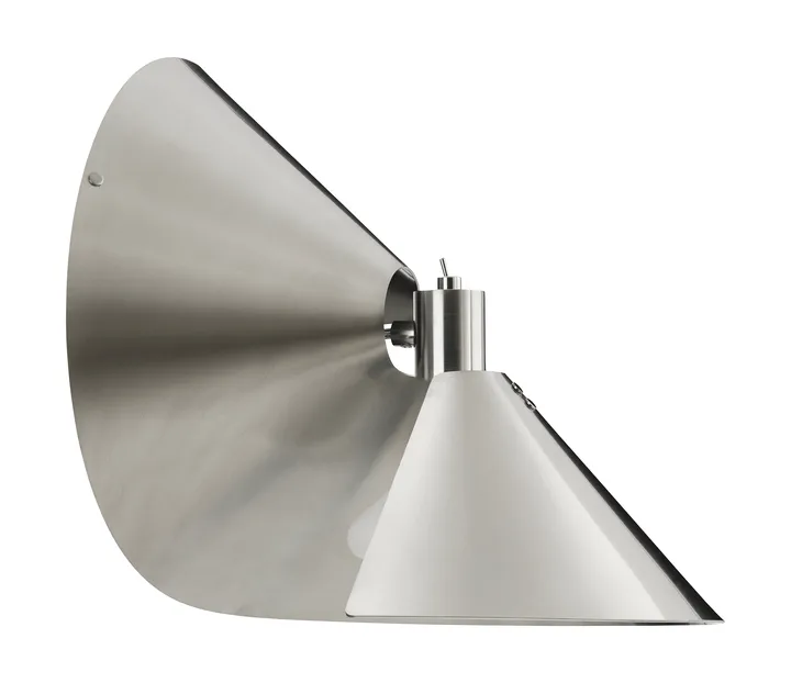 Peel wall lamp - Brushed stainless steel - Frandsen