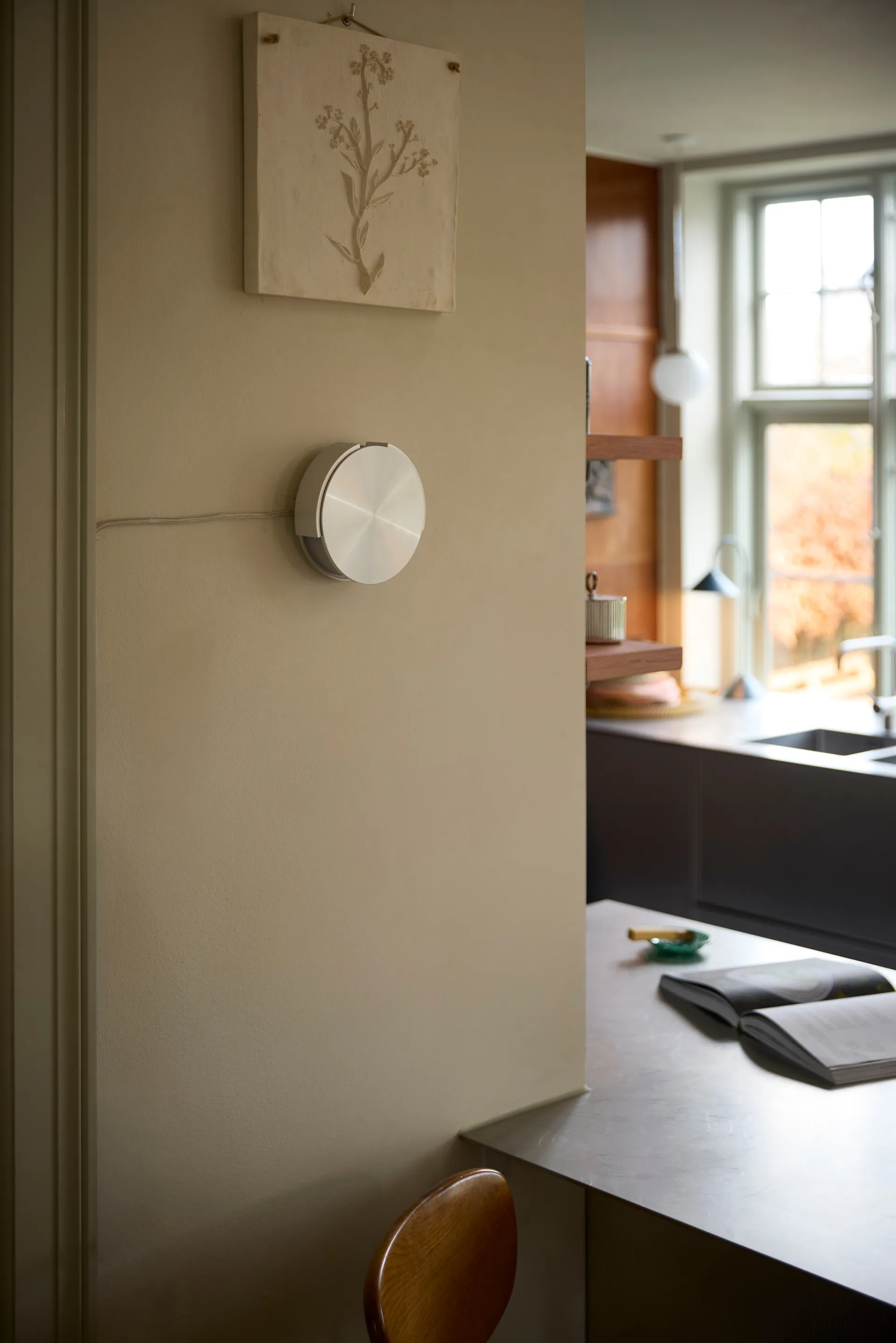 Rotate wall lamp, Brushed Aluminium Frandsen