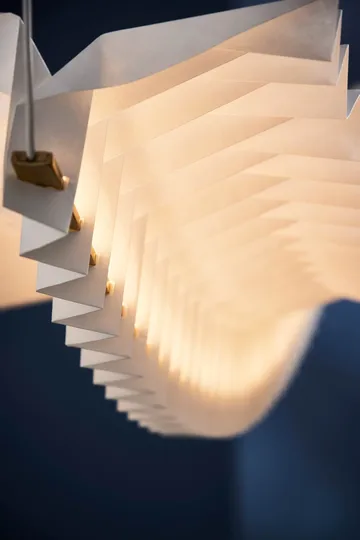 Sora pendant lamp - Solid brass-white - Frandsen