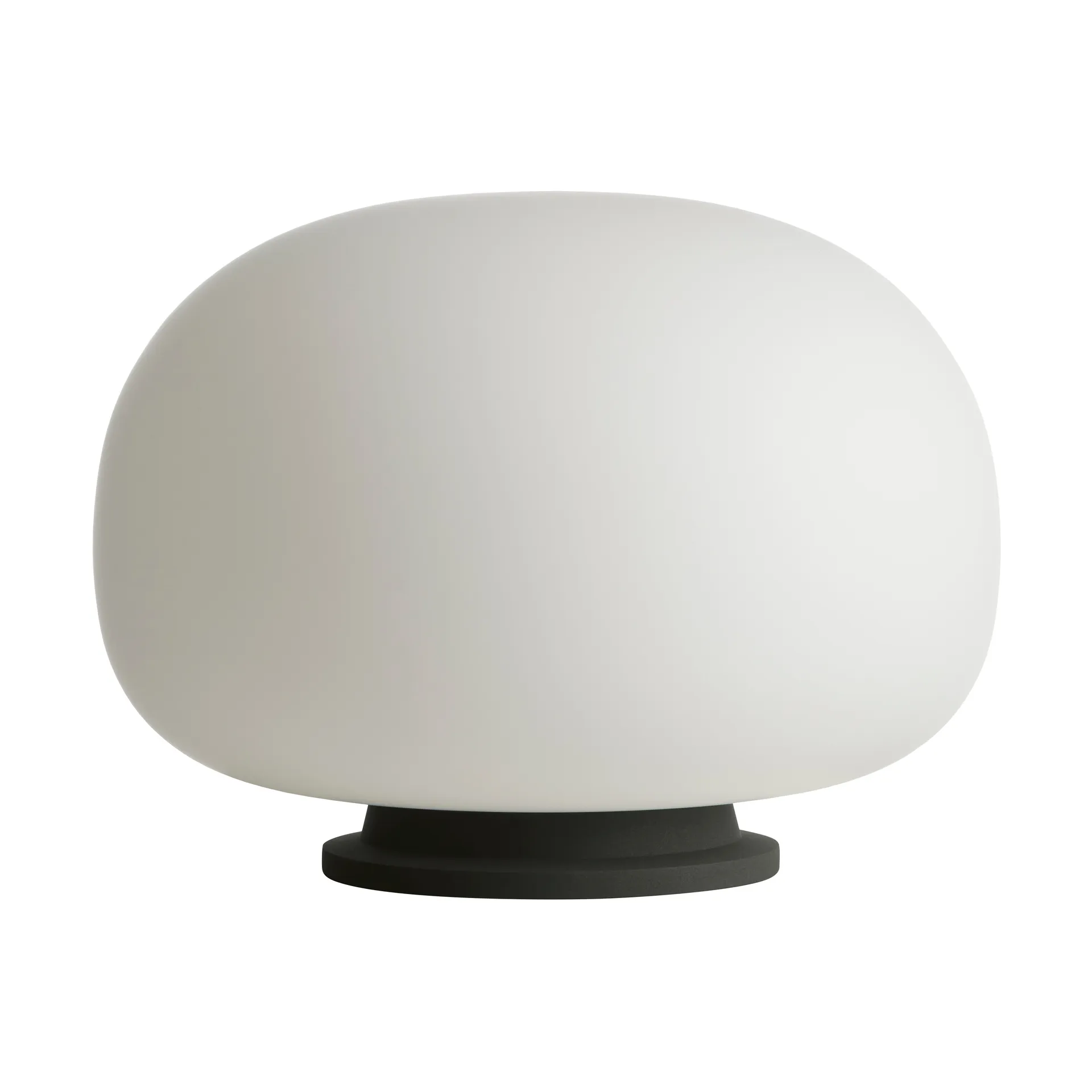 Supernate table lamp, Opal white-black, Ø38 cm Frandsen