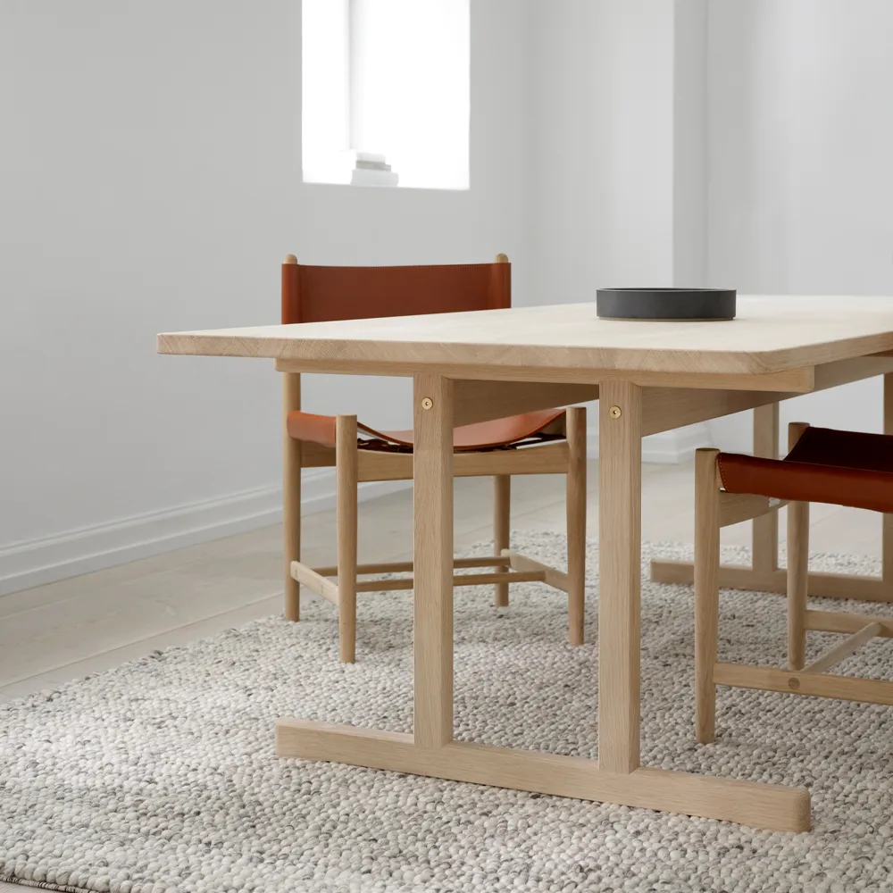 6286 dining table, Soap-oiled oak Fredericia Furniture