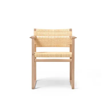 BM62 armchair - Rattan oiled oak frame - Fredericia Furniture