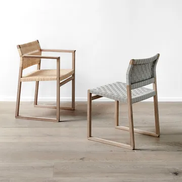 BM62 armchair - Rattan oiled oak frame - Fredericia Furniture