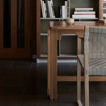 BM62 armchair - Rattan oiled oak frame - Fredericia Furniture