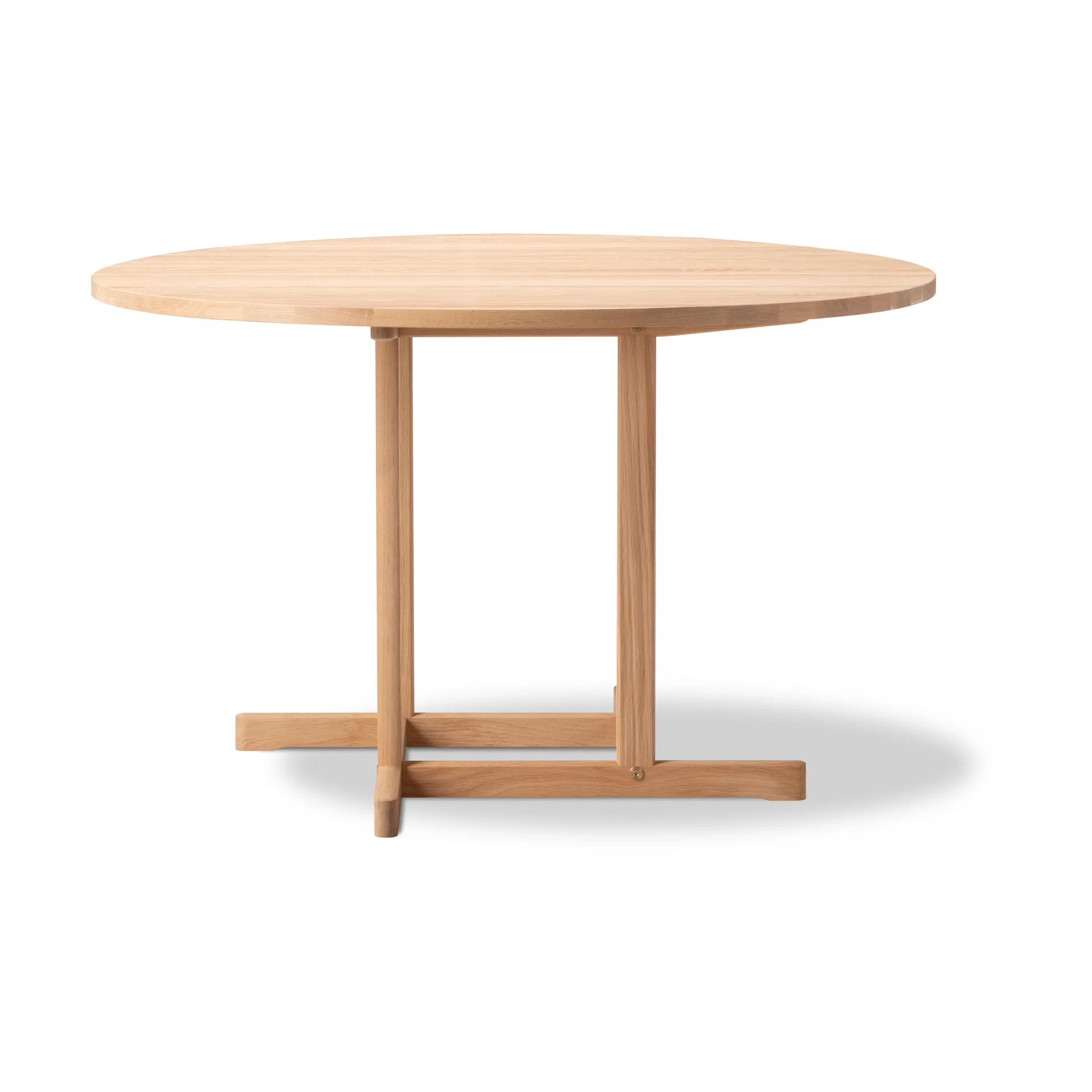BM80 Mogensen Shaker Table table Ø120 cm, Light oiled oak Fredericia Furniture
