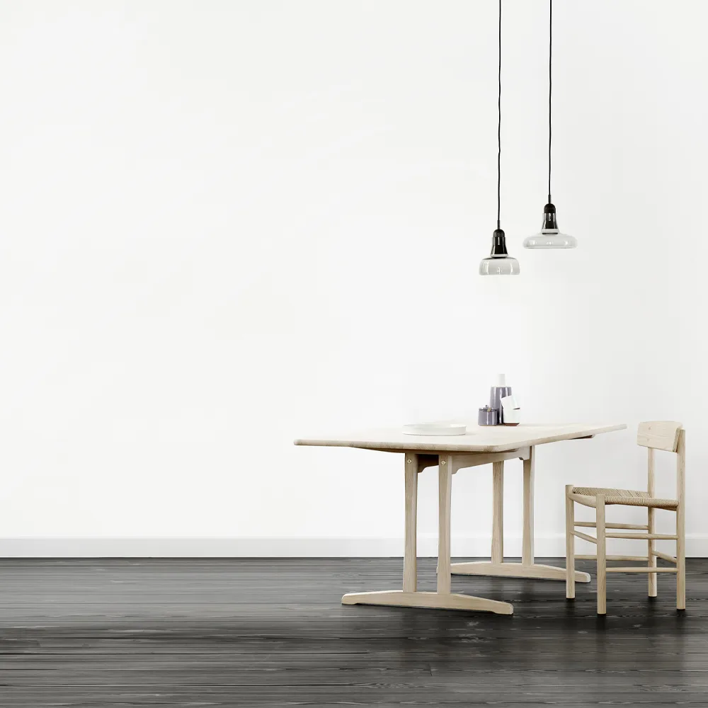 C18 Shaker Table dining table, Soap-treated oak, 180x90cm Fredericia Furniture