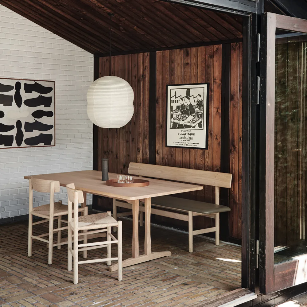 C18 Shaker Table dining table, Soaped oak, 220x90cm Fredericia Furniture